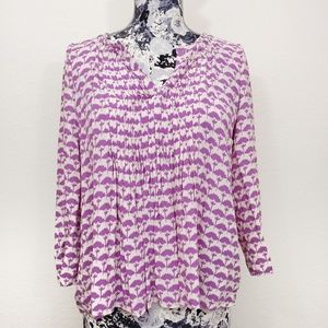 Vanessa Virginia Lilac Mahdia Peasant Top